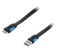 VAS-A12-B100 Cavo OTG, USB 3.0 USB A-Spina,Micro USB-B-B-Spina 1m PVC VENTION