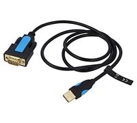 VAS-C02-B100 Convertitore USB-RS232 D-Sub 9pin Maschio,USB A-Spina PVC 1m VEN...