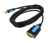 VAS-C02-B300 Convertitore USB-RS232 D-Sub 9pin Maschio,USB A-Spina PVC 3...