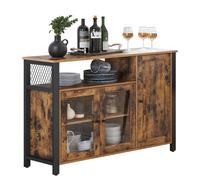 VASAGLE Credenza, Mobile da Cucina, Mobile Contenitore, con 3 Ante, per Soggiorn