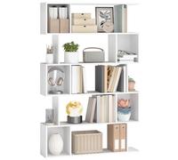 VASAGLE CUSTOS Collezione - Libreria, Scaffale Portaoggetti a 5 Ripiani, 24 x 90 x 159 cm, Mobile di Stoccaggio, Organizzatore con Scomparti Aperti, per Soggiorno, Ufficio, Bianco Nuvola LBC416W01