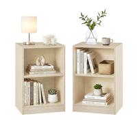 VASAGLE CUSTOS Collezione - Set di 2, Comodini con Scomparti Aperti, Tavolini co