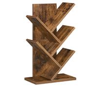 VASAGLE Libreria Scaffale ad Albero a 5 Ripiani, Salvaspazio, Libreria Verticale