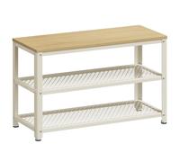 VASAGLE Panca per Scarpe Scaffale a 2 livelli Organizzatore per Scarpe 73 x 30 x
