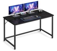 VASAGLE Scrivania per Computer, Postazione Lavoro, 60 x 120 x 76 cm, Scrivania da Ufficio, Studio Camera da Letto Soggiorno, Nero Ebano e Nero Inchiostro LWD039B56