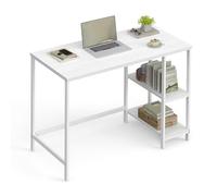 VASAGLE Scrivania per Computer, Scrittoio, 100 x 50 x 76 cm, Moderno, Tavolo da Lavoro, per Ufficio Camera da Letto Soggiorno, Bianco Acero LWD046W01