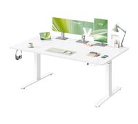 VASAGLE Scrivania Regolabile in Altezza, 160 x 80 cm, Porta USB-C