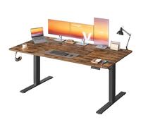 VASAGLE Scrivania Regolabile in Altezza, 180 x 80 cm, Porta USB-C