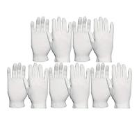vasalat 101175135_SB5 Guanti da Lavoro, Bianco, 8