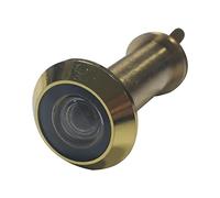 VASALAT 1186 SAL-LATON-PULLIDO - Guaina porta Ø 14 mm, grandangolare 200°, TS 35-55 mm, ottone lucido,