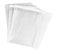 VASANA 100 sacchetti di cellofan con chiusura adesiva, 22,9 x 30,5 cm, trasparenti, ideali per candele, prodotti da forno, caramelle, biscotti, snack