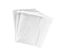 Vasana - 100 sacchetti trasparenti richiudibili in cellophane, 11,5 x 14 cm, per alimenti, dolci, prodotti da forno, candele, sapone, biscotti, regali, bomboniere