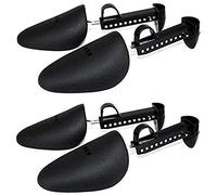VASANA - 2 paia di tendiscarpe, a lunghezza regolabile, pratiche e portatili, in plastica, forma modellante, per scarpe da uomo e donna