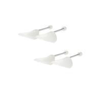 VASANA Bahre Shaper - 2 paia di tendiscarpe regolabili in plastica, forma automatica per scarpe di sostegno, colore: Trasparente con bobina a molla