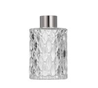 VASANA Flacone diffusore in vetro da 150 ml, vuoto, ricaricabile, per aromaterapia, accessori per profumo, accessori per fai da te, set di diffusori a bastoncini, oli essenziali, decorazioni