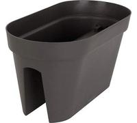 vasar Vaso INVOR45 Orlando Ovale ringhiera con sottovaso Tortora