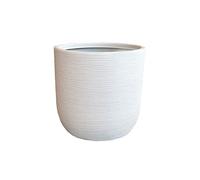 vasar Vaso Portavaso Conchino Rigato Shabby Telcom in Resina Diametro 27cm