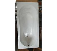 VASCA 140X70 GUSCIO VETRORESINA BIANCA DA INCASSO AQUA BLU BLEU