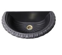 Vasca a muro parete Liberty per casa giardino con piletta in ottone a scelta