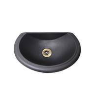 Vasca a muro parete Olbia per casa giardino con piletta in ottone a scelta