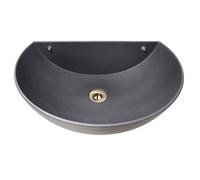 Vasca a muro parete Venezia casa giardino con piletta in ottone a scelta