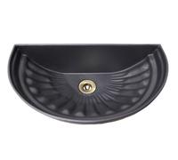 Vasca a muro Versilia per casa giardino con piletta in ottone a scelta