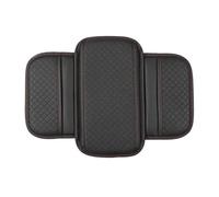 Vasca Bagagliaio Proteggi Baule Cuscino Universale Per Bracciolo Auto In Pelle PU Traspirante Copertura Antigraffio Per Console Centrale Protezione Per Bracciolo(BLACK 1PC)
