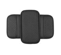 Vasca Bagagliaio Proteggi Baule Cuscino Universale Per Bracciolo Auto In Pelle PU Traspirante Copertura Antigraffio Per Console Centrale Protezione Per Bracciolo(BLACK B 1PC)