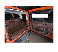 Vasca Bagagliaio Proteggi Baule Per GWM Per Serbatoio 300 2023 2024 Tappetini Per Bagagliaio In Pelle Durevole Cargo Liner Boot Tappeti Copertura Interna(Coffee 7 piece)