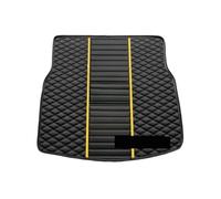 Vasca Bagagliaio Proteggi Baule Per PEUGEOT 5008 RCZ 206 607 405 Per Rifter 5 Posti 208 GT LINE Tappetino Per Bagagliaio Impermeabile(Black and yellow)