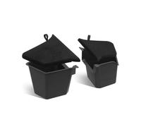 Vasca Bagagliaio Proteggi Baule Per Tesla Per Model Y Per Juniper 2025+ Coprisedile Per Bagagliaio Divisorio Decorazione Per Vano Portaoggetti(Flocking cover 4PCS)