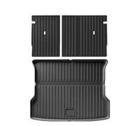 Vasca Bagagliaio Proteggi Baule Per Xpeng G6 2023 2024 Tappetini Per Bagagliaio Posteriore In TPE Impermeabile Antiscivolo Per Schienale Sedile Posteriore(3PCS no handle)