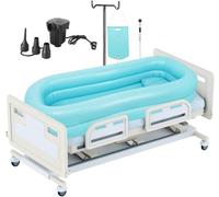 Vasca Bagno Gonfiabile Pompa Ad Aria Elettric Sacca D'acqua Vasca Bagno In PVC Adulti Kit Bagno For Anziani, Disabili, Anziani, Pazienti Allettati, Portatori Handicap,Utente Su Sedia A Rotelle