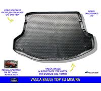 VASCA BAULE AUTO TAPPETO PER SPORTAGE 2010-2016 IN GOMMA PER BAGAGLIAIO KIT