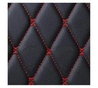 Vasca Baule Per Jaguar Per F-PACE 2016-2018 Tappetino Per Bagagliaio Auto Personalizzato In Pelle PU Accessori Per Auto Tappeto Vasca Bagagliaio Proteggi Baule(Black Red)