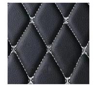 Vasca Baule Per Jaguar Per F-PACE 2019-2022 Tappetino Per Bagagliaio Auto Personalizzato In Pelle PU Accessori Per Auto Tappeto Vasca Bagagliaio Proteggi Baule(Black White)