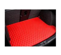 Vasca Baule Per KIA Per Sorento 7 Posti 2013 2014 Tappetini Bagagliaio Auto Personalizzati Bagagli In Pelle Completamente Circondati Tappetino Bagagliaio(Red bottom pad)
