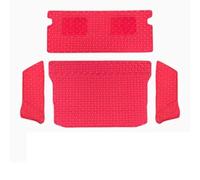 Vasca Baule Per Smart 453 Per Forfour Per Smart 2013 2014 2015 2016 2017 2018 2019 Tappetino Posteriore In Pelle Auto Tappetino per Bagagliaio(Red-one piece)