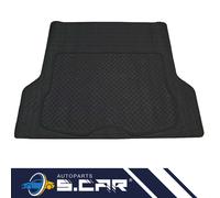 Vasca Baule Tappeto Universale In PVC Tappetino Sagomabile Nero 120x80cm