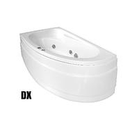 VASCA CON IDROMASSAGGIO ANGOLARE MODELLO ZAIRA CON PANNELLO Versione dx