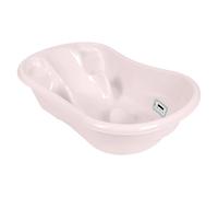 KikkaBoo - Vasca da bagno per bambini HIPPO, anatomica, portatile e confortevole, antiscivolo, termometro, tappo di scarico, spazio per accessori, facile da pulire, 0+ mesi, rosa