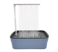 Vasca da bagno automatico - fontana per la toeletta per animali domestici, box per la doccia per uccelli | Vasca d'acqua elettrica USB, bagno di parrocchetto per piccoli medium, stazione da