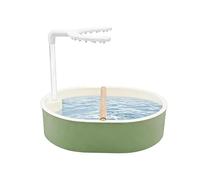 Vasca da bagno - Circolazione acqua automatica | Tipo Doccia Pioggia Alimentazione USB | Dispositivo di Pulizia Integrato Gabbia, Per Parrocchetto Conure Inseparabile