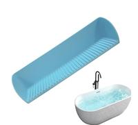 Vasca Da Bagno Con In Silicone - Paraspruzzi Con 4 Ventose, Supporto Per Vassoio Per Giocattoli Da Bagno Antiscivolo Impermeabile, Supporto Per Vassoio Per Giocattoli Con Forti Ventose Per L