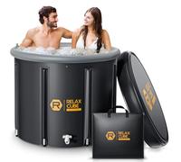 Vasca da bagno di ghiaccio per atleti, vasca da bagno portatile a più strati per recupero e terapia dell'acqua fredda, vasca a immersione fredda per esterni, capacità 95 litri