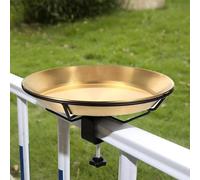 Vasca da bagno e mangiatoia per uccellini sospesi per ringhiera balcone design r