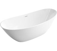 Vasca da bagno freestanding BELLAGIO 2.0 acrilico - dimensioni e colore a scelta, Colore:Bianco lucido, Dimensioni:170 x 78 cm