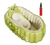 Vasca da bagno Gonfiabile - Bagno Gonfiabile Bambino | Vasca Da Bagno Pieghevole Per Bambini Con Tappeto | Viaggio Doccia Per Bambino Con Pompa Per 0-3 Anni A Casa Travel Camping Vacation V