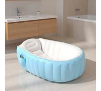 Vasca da Bagno Gonfiabile per Bambini Piccoli,Vasca Da Bagno Gonfiabile Per La Prima Infanzia Con Pompaggio A Piedi Per La Doccia | Pieghevole Antiscivolo per Bambini Figlia e Figlio di Età Supe