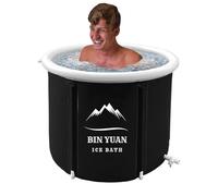 Vasca da bagno gonfiabile pieghevole ICE 80x80cm Vasca da bagno fredda all'aperto - Vasca Spa indipendente per adulti